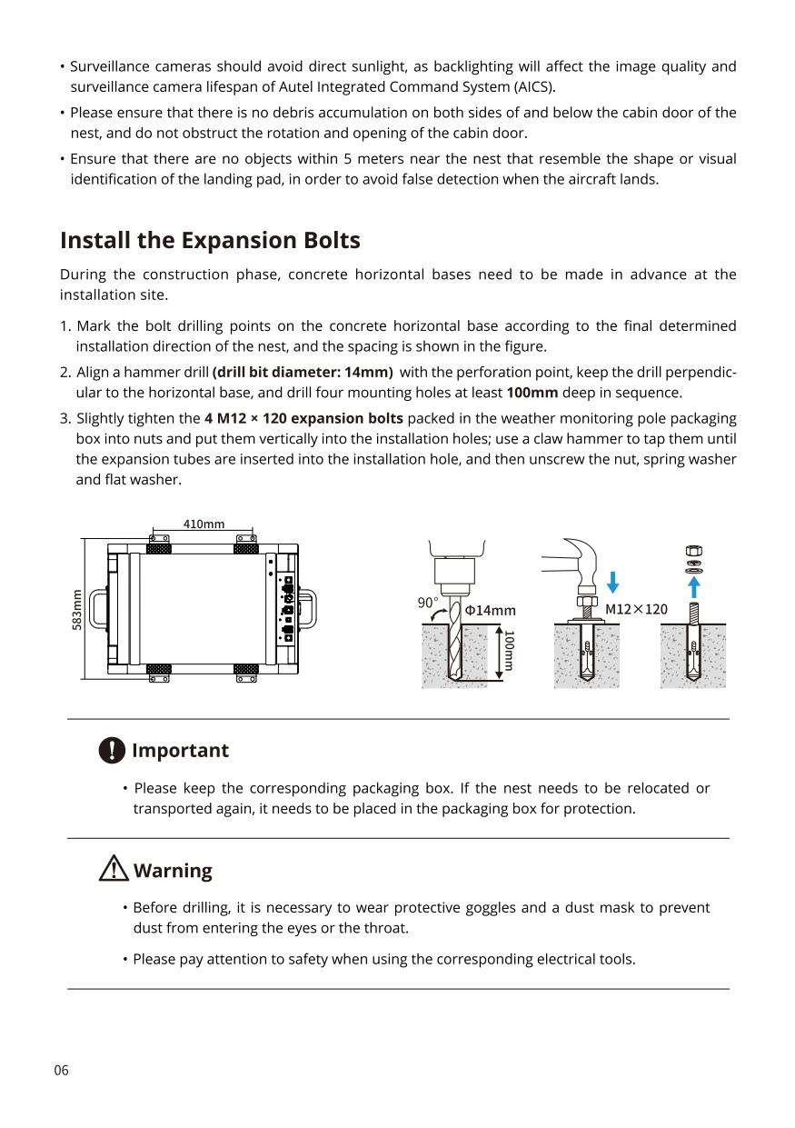 오텔 로보틱스 드론 에보 네스트 퀵스타트 가이드, Autel Robotics Drone EVO NEST Quick Start Guide #오텔드론네스트 #오텔드론한국총판덕유항공