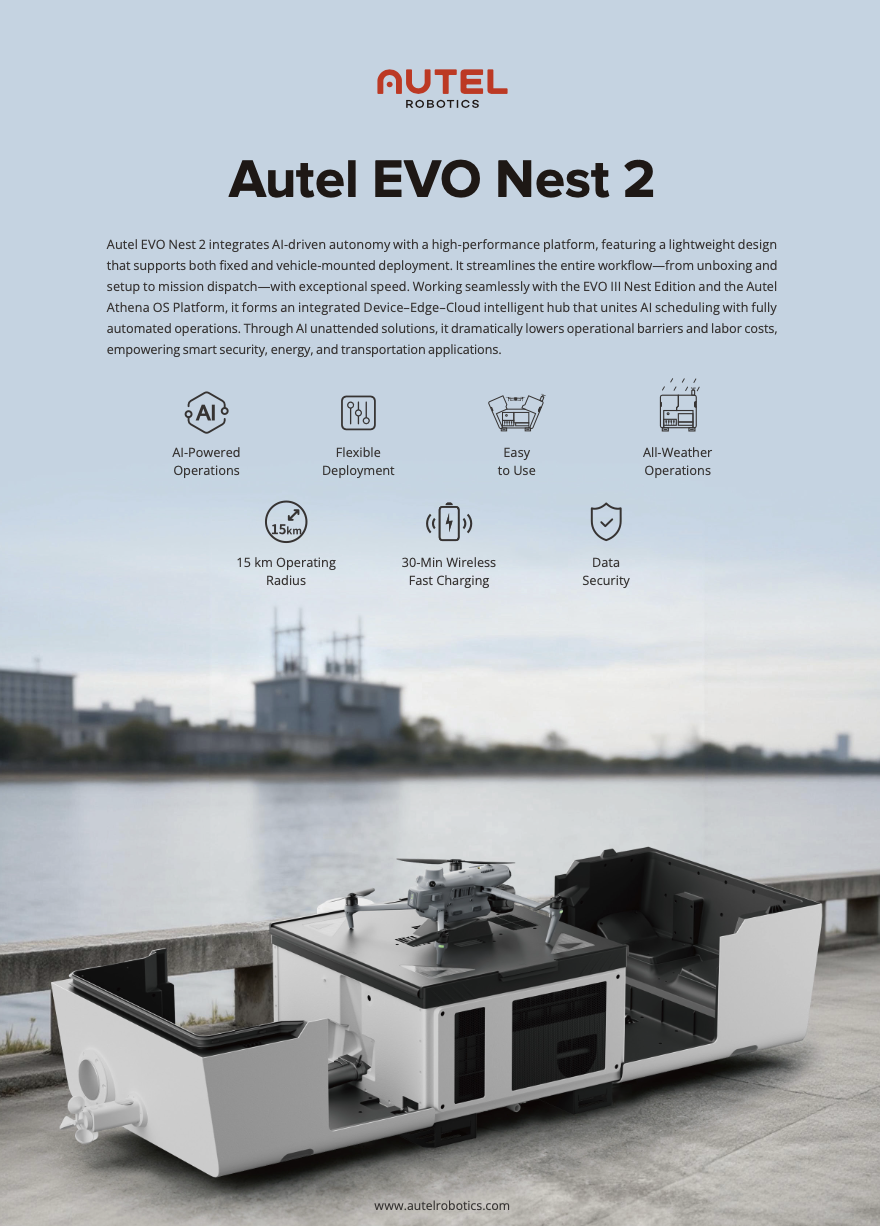 오텔 로보틱스 드론 에보 네스트 키트 사용자 매뉴얼 #Autel #drone #Evo #Nest #Kit #User #manual #덕유항공 #오텔드론한국총판