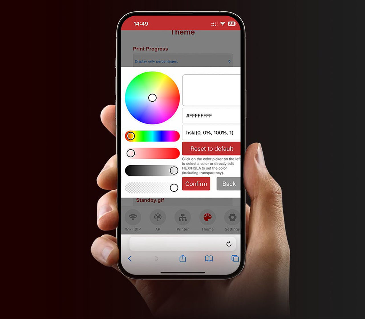 판다 노미,뱀부랩 A1시리즈 스마트 디스플레이,  #BIGTREETECH Panda Knomi, Bambulab 프린터용, 맞춤형GIF #덕유항공