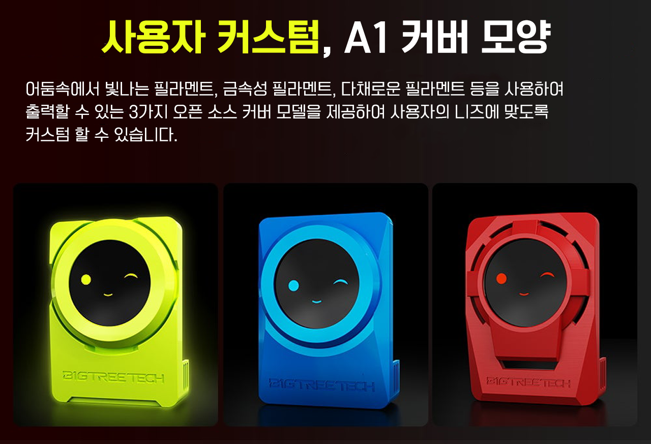 판다 노미,뱀부랩 A1시리즈 스마트 디스플레이,  #BIGTREETECH Panda Knomi, Bambulab 프린터용, 맞춤형GIF #덕유항공