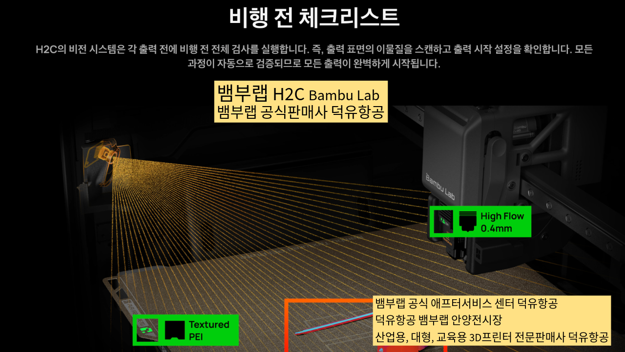 뱀부랩 H2C 모델은가장 완성도 높은 뱀부랩 3D프린터 모델입니다. 테크레이더 리뷰외 2개의 H2C 모델리뷰, #Bambulab #뱀부랩 #H2C #덕유항공 #리뷰 #완성도
