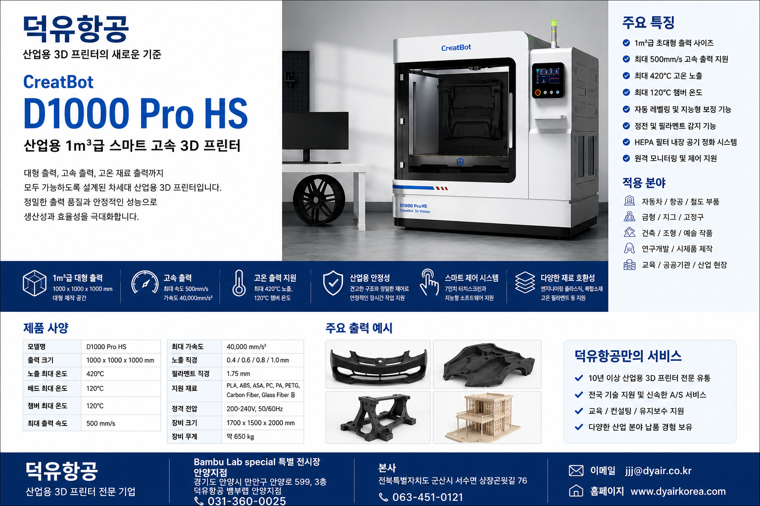 Creatbot D1000 Pro HS