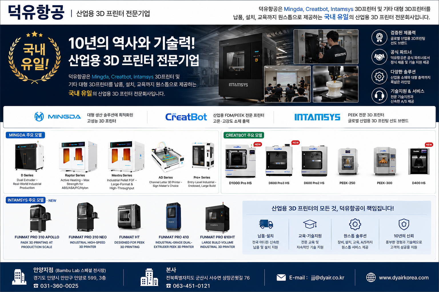 Mingda, Intamsys, Creatbot